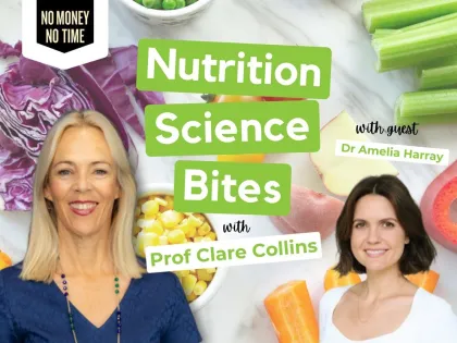 Nutrition Science Bites with Prof Clare Collins and Guest Dr Amelia Harray - Are there microplastics in my food and does it matter? #SpoilerAlert - Yes and Yes