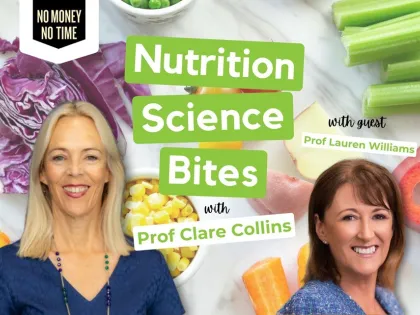 Nutrition Science Bites with Prof Clare Collins and Guest Prof Lauren Williams - Does nutrition matter during menopause?