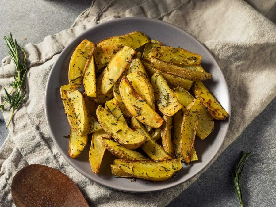 Rosemary Baked Potato Wedges