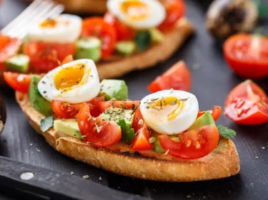 Quick & Wholesome Breakfast Bruschetta