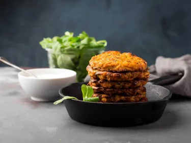 Easy Sweet Potato & Zucchini Fritters