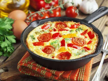 Sweet Potato & Cherry Tomato Frittata