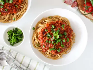 Heidi's Quick Lentil Bolognese
