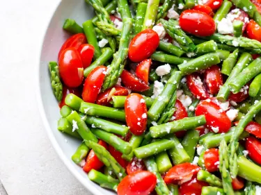 Asparagus, Tomato & Feta Salad