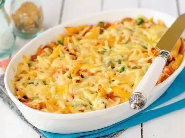 Cauliflower, Carrot and Corn Macaroni Cheese