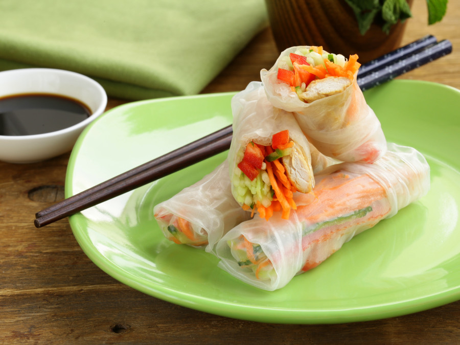 Healthy Rice Paper Rolls Recipe