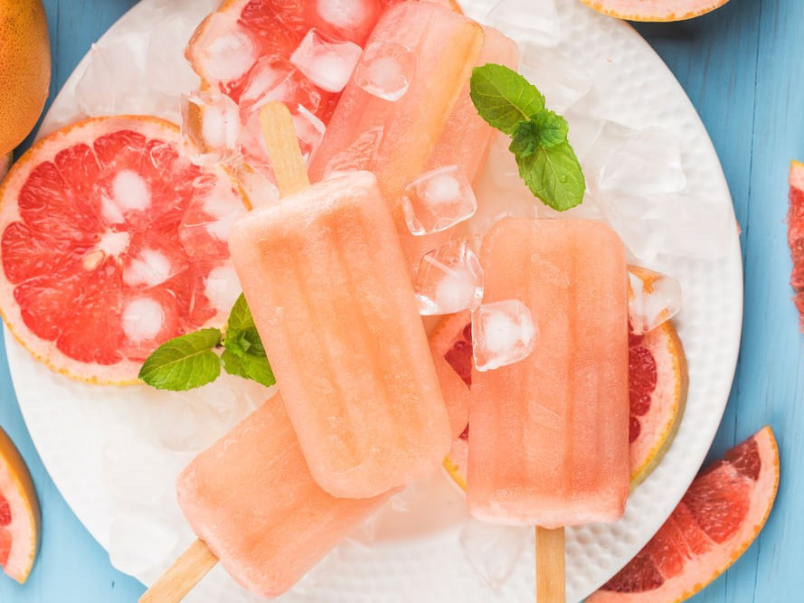 Grapefruit Popsicles