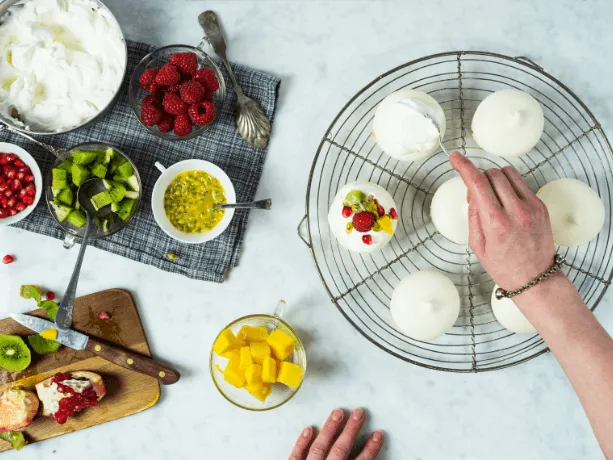 Summer Fruit Pavlova Grazing Platter