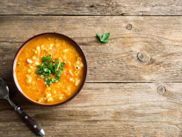 Tim’s Curried Roasted Vegetable Soup