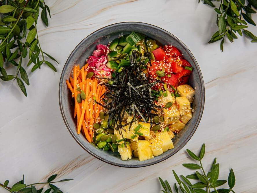 Shelley’s Marinated Tofu Poke Bowl