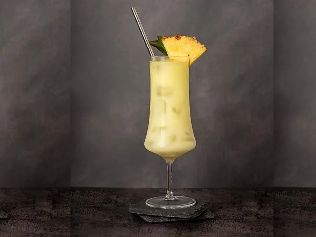 Natalie's Coconut and Pineapple Fizz Mocktail