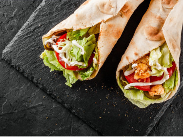 Spiced Chicken Wraps