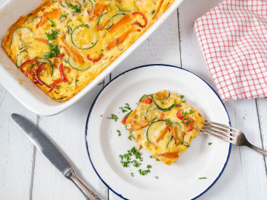 Zucchini and Vegetable slice