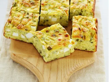 Pesto Zucchini Slice