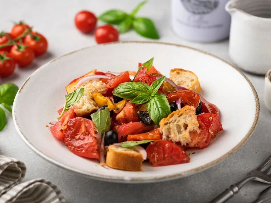 Single Serve Panzanella Salad