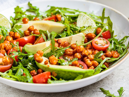 Crispy Parmesan Chickpeas