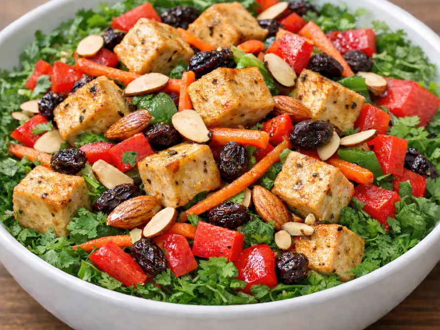 Becca's Curry Tofu Salad