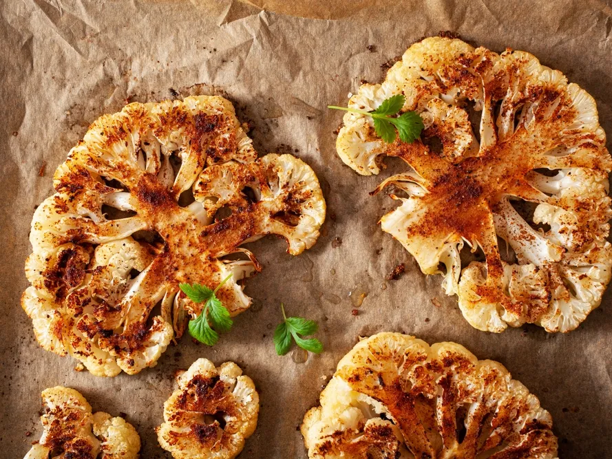 Kerith's Miso Maple Cauliflower Steaks
