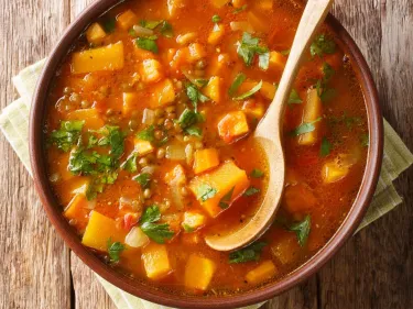 Lentil and Sweet Potato Curry