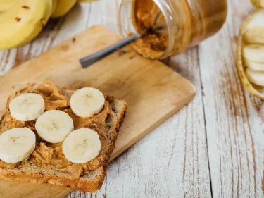 Peanut Butter & Banana On Toast