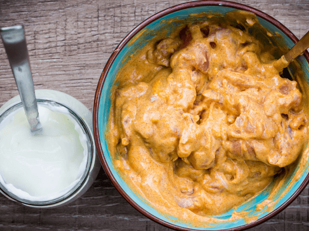 Yoghurt, Curry and Turmeric Marinade