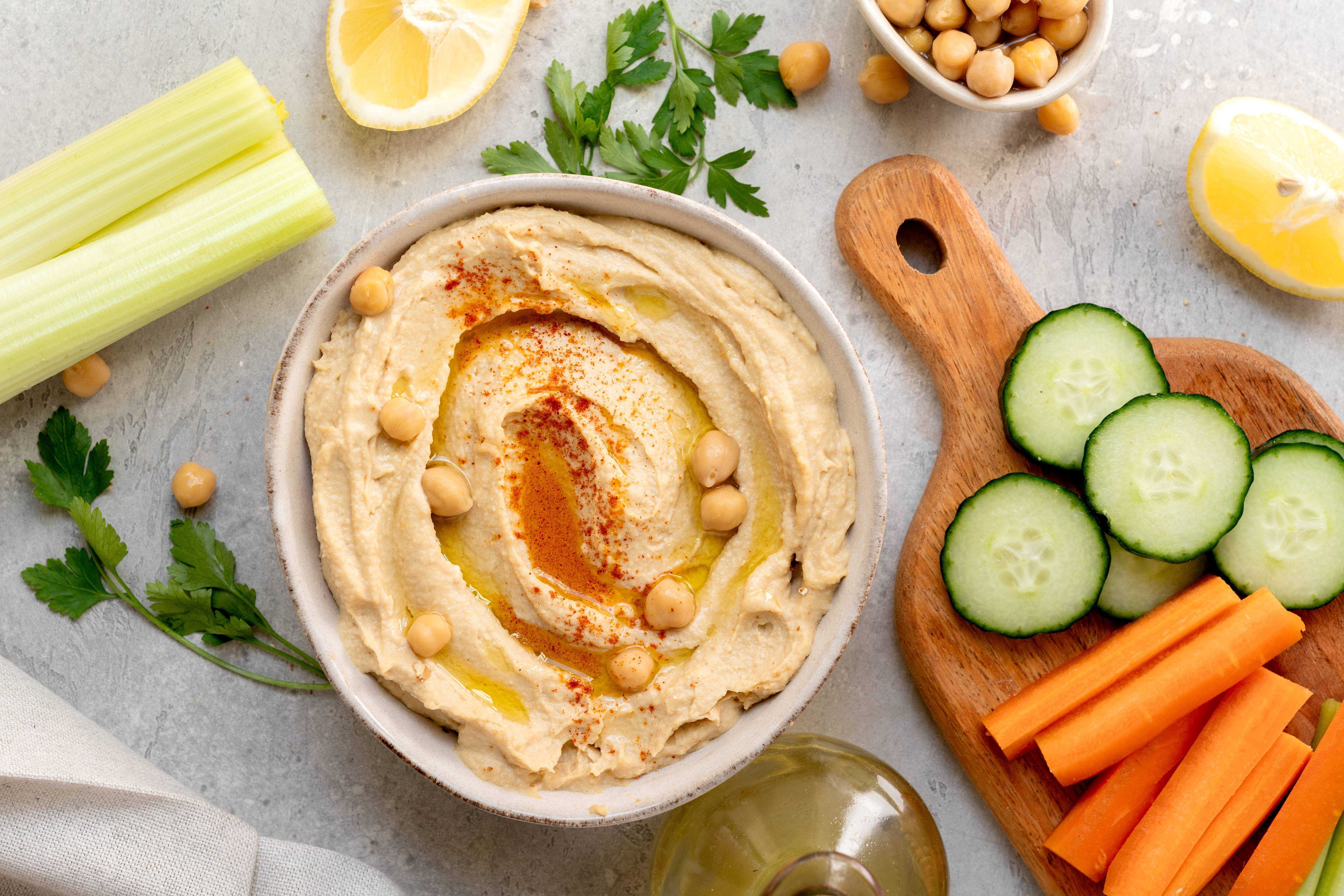 Double Batch Healthy Hummus