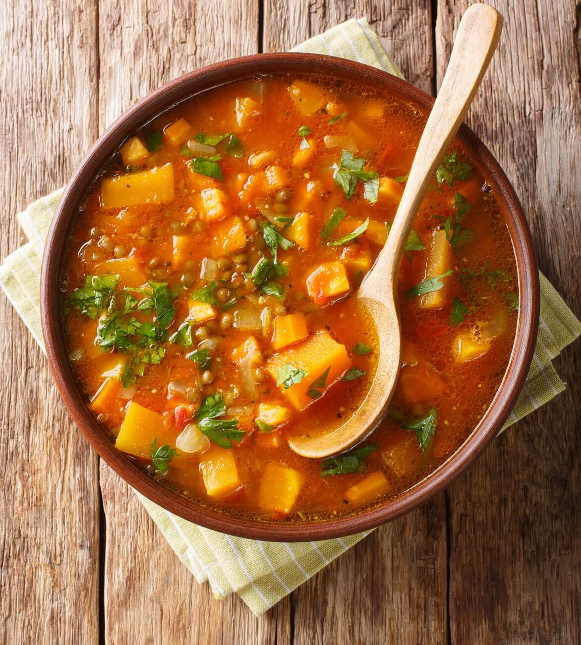 Lentil and Sweet Potato Curry
