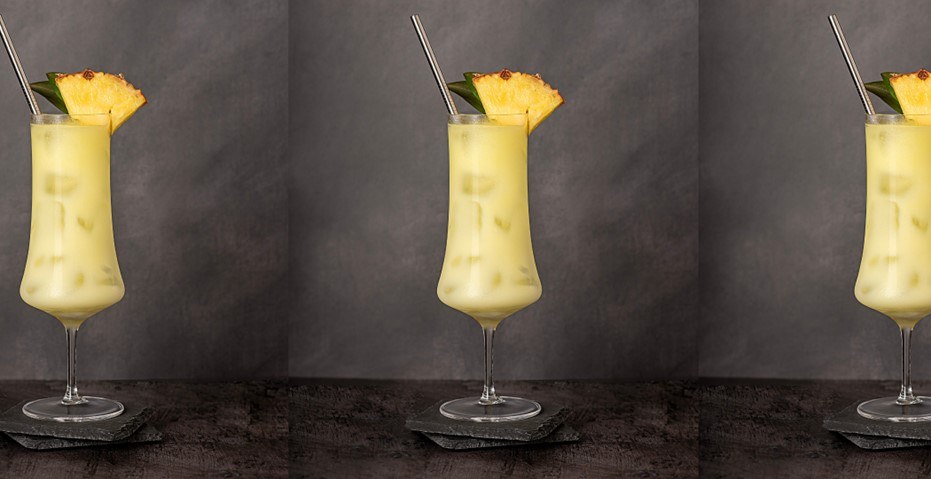 Natalie's Coconut and Pineapple Fizz Mocktail