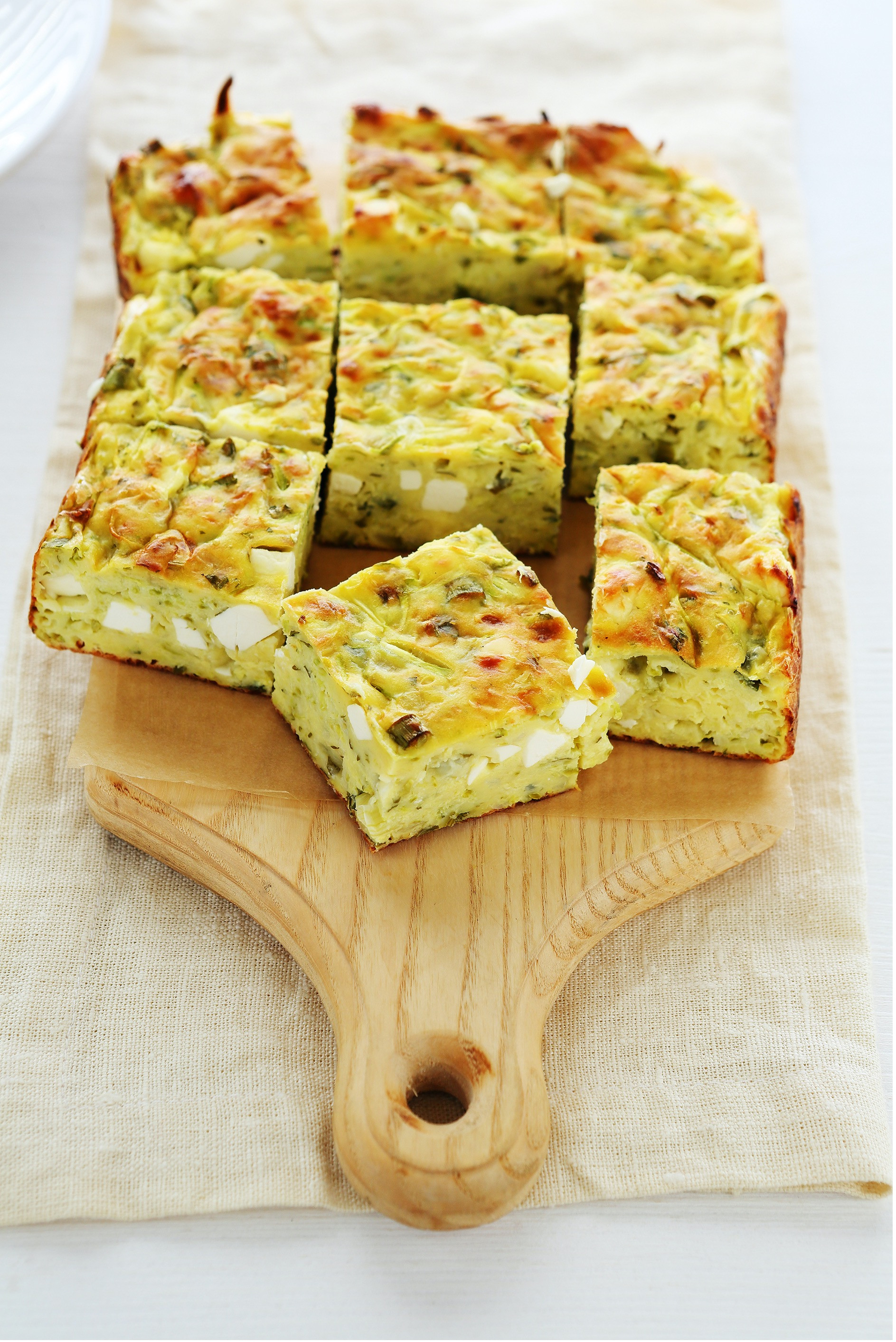 Pesto Zucchini Slice