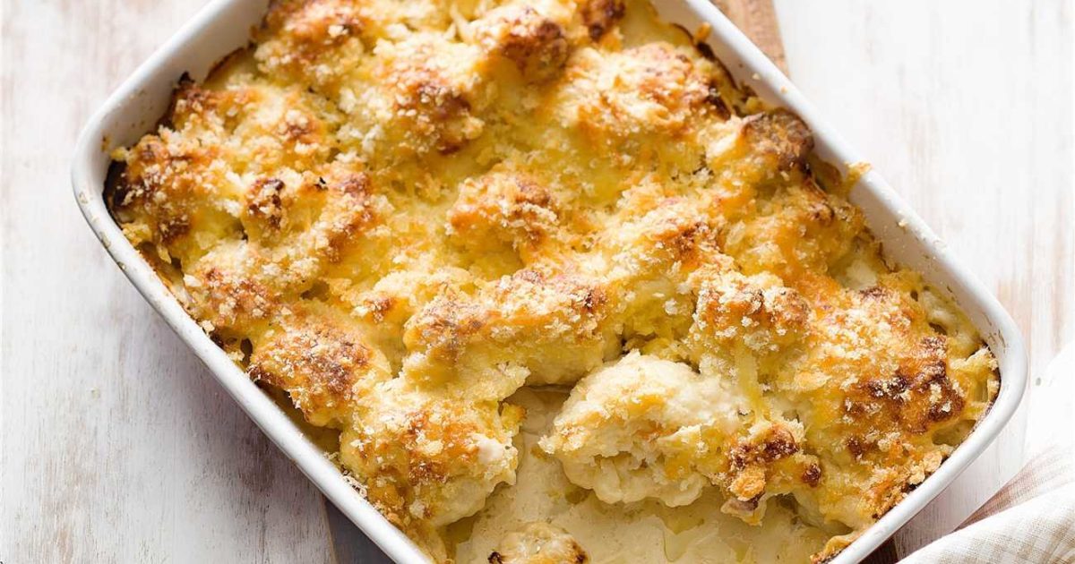 Healthy Cauliflower Cheese Bake Recipe No Money No Time
