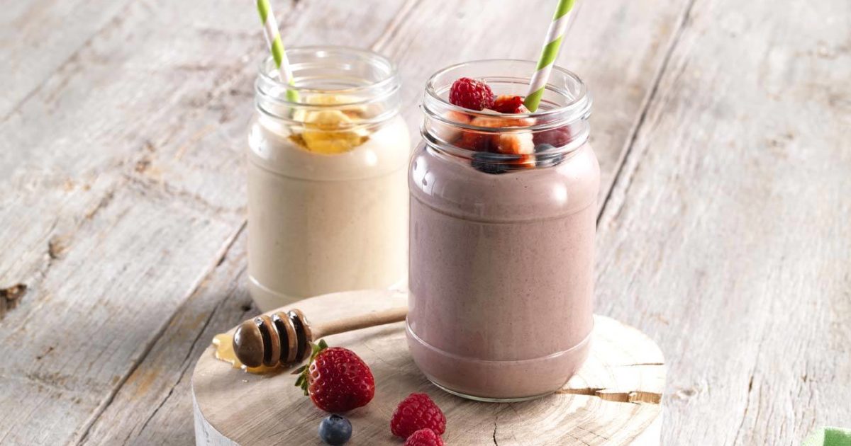 Healthy Peanut butter fruit smoothie Recipe No Money No Time