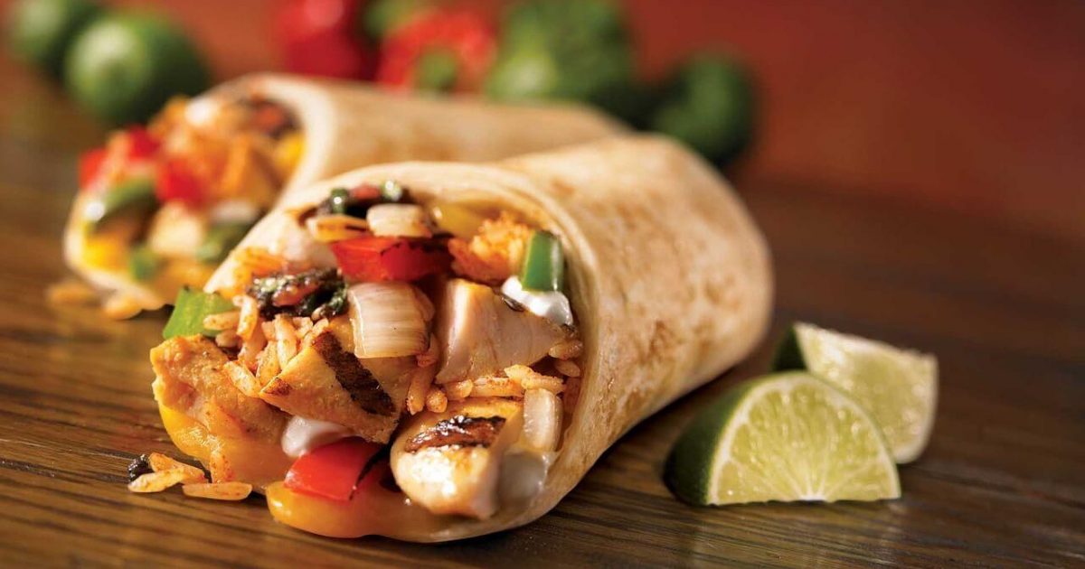 Healthy Chicken Burrito Recipe - No Money No Time