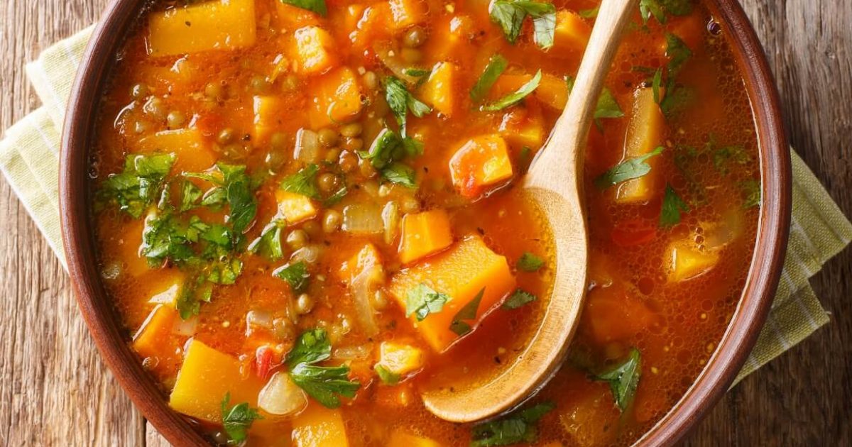 Healthy Lentil and Sweet Potato Curry Recipe No Money No Time