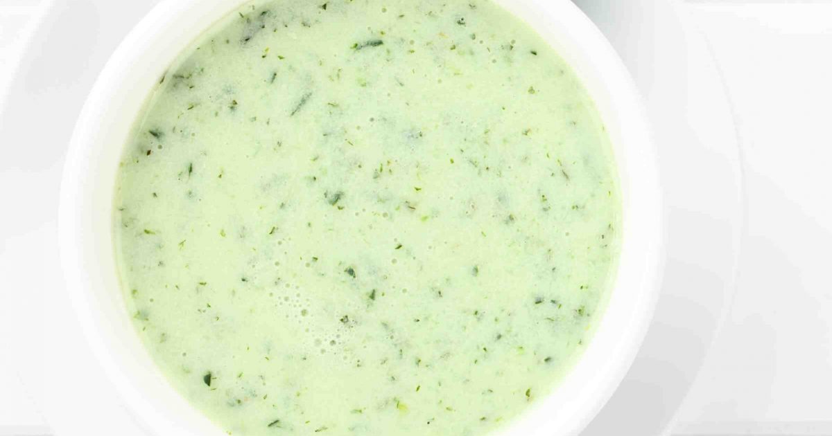 Healthy Basil & Mint Yoghurt Recipe No Money No Time