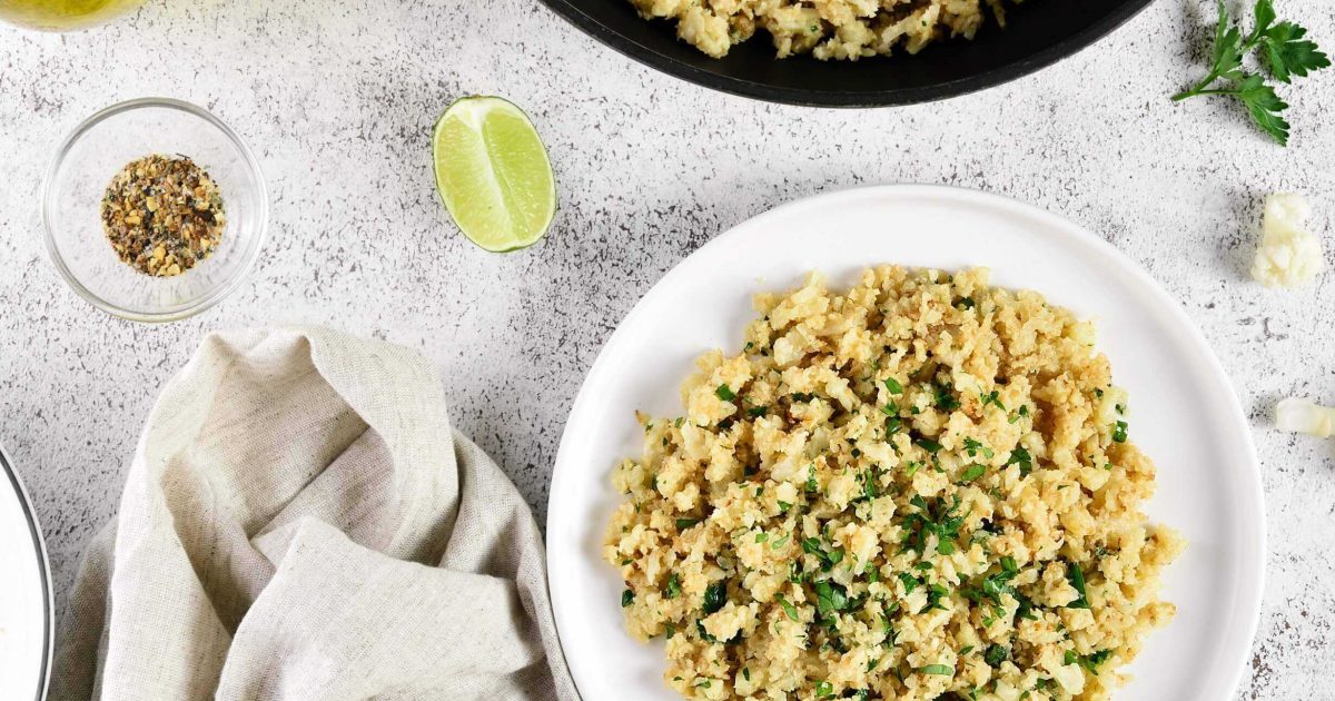Healthy Use It All Cauliflower Rice Recipe No Money No Time
