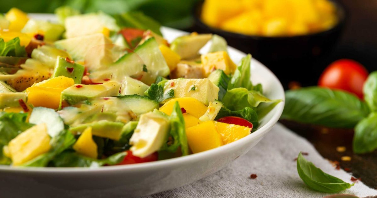 Healthy Mango and Avocado Salad Recipe | No Money No Time