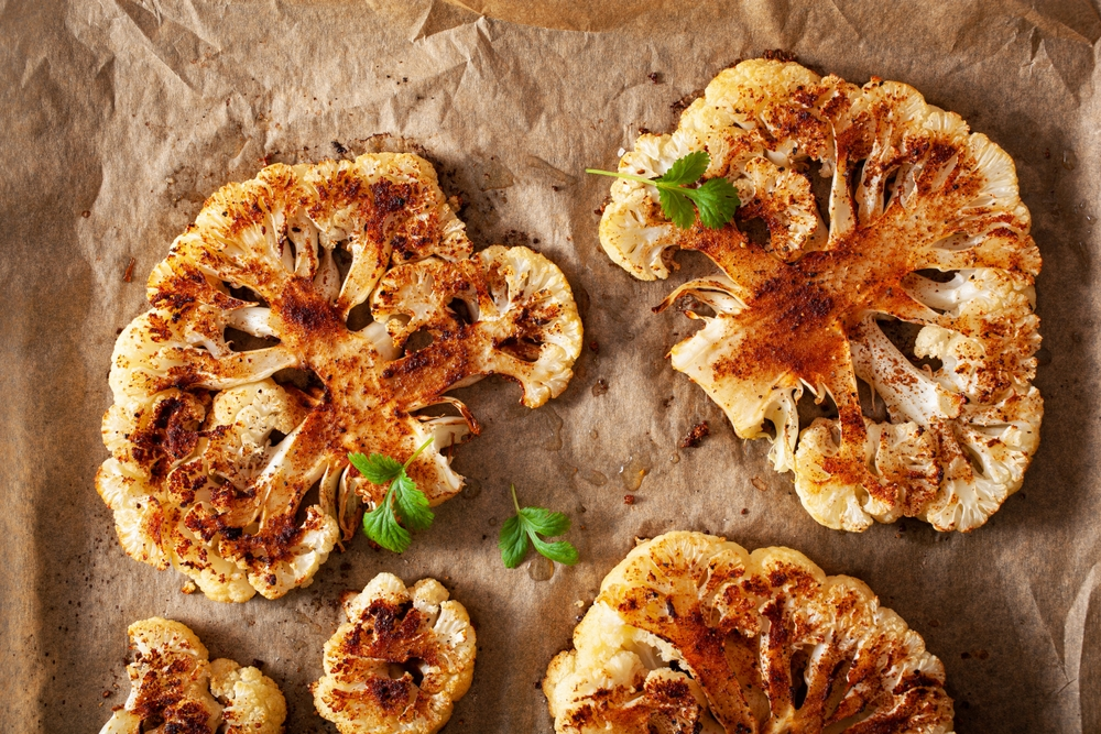 Miso Maple Cauliflower Steaks