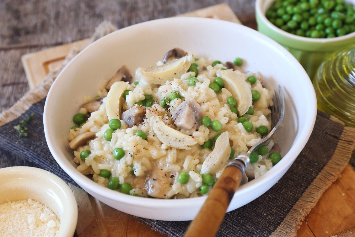 Creamy One Pot Mushroom and Leek Risoni