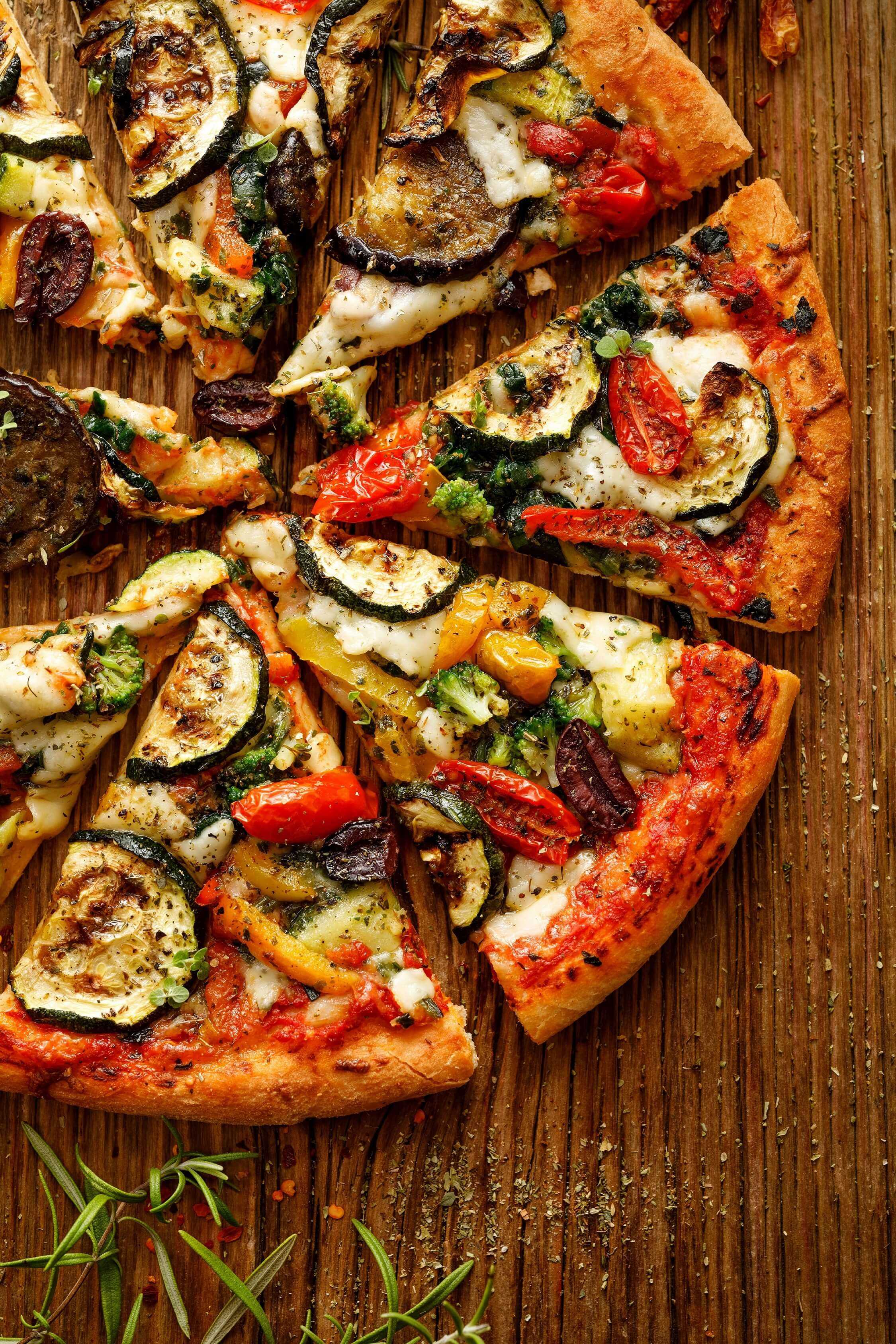 Grilled Vegetable Pizza