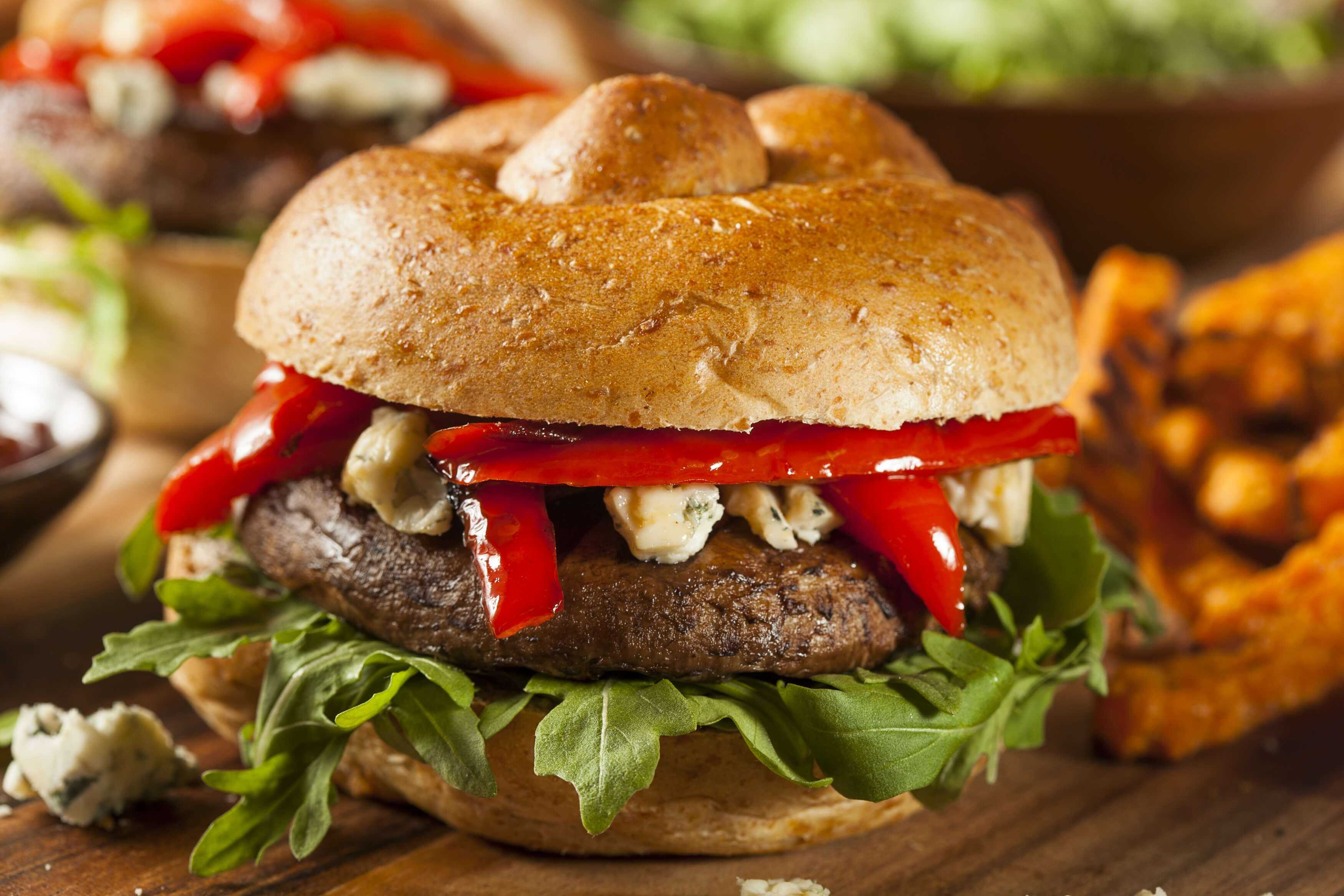 Mushroom and Ricotta Burgers