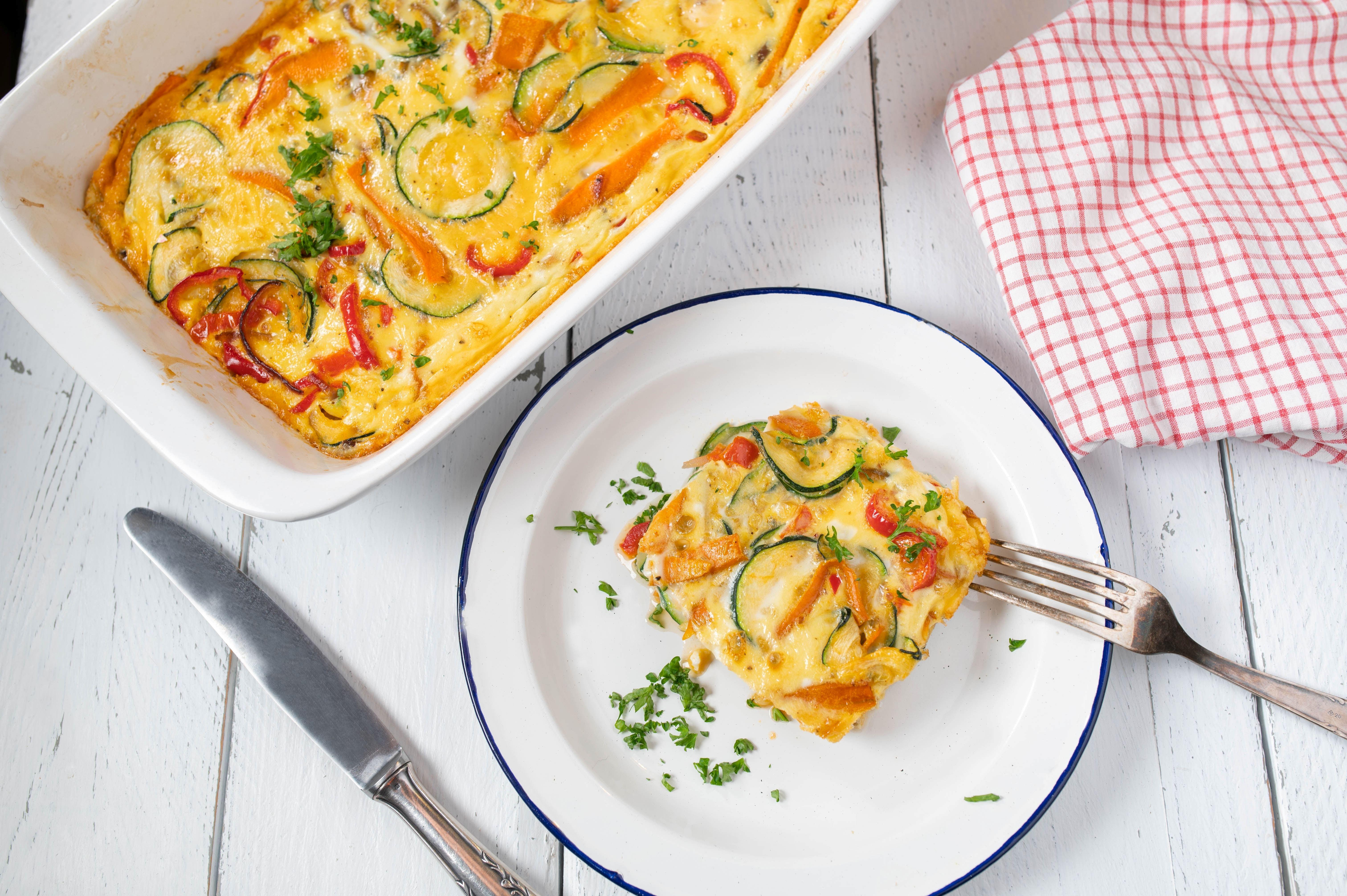 Zucchini and Vegetable slice